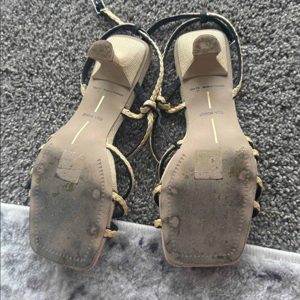 Dolce Vita raffia kitten heels - Picture 3 of 3